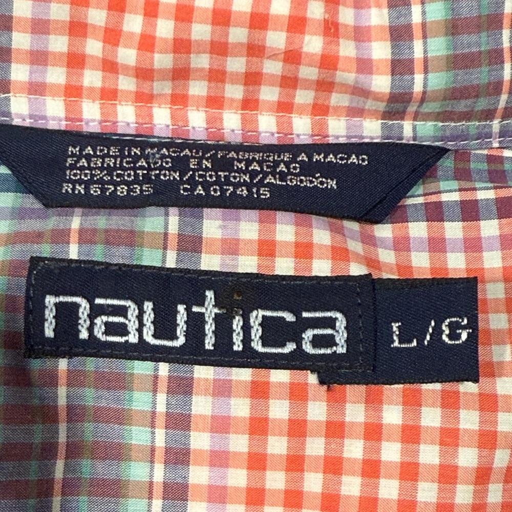 Nautica Multicolor Checkered Shirt